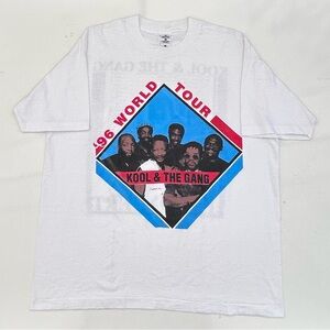 Vintage 1996 Kool & The Gang World Tour T Shirt Live In Concert Size Men’s XL